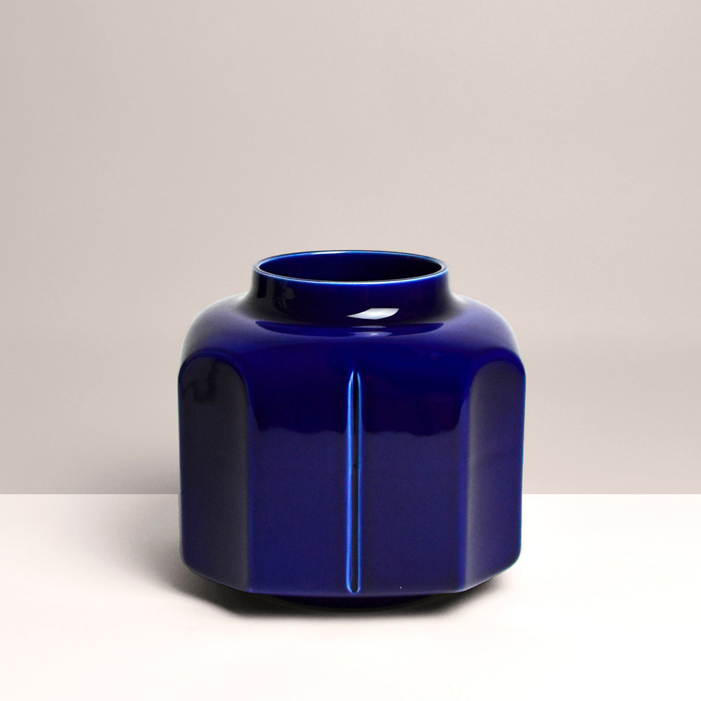 Vase Baixo - Indigo