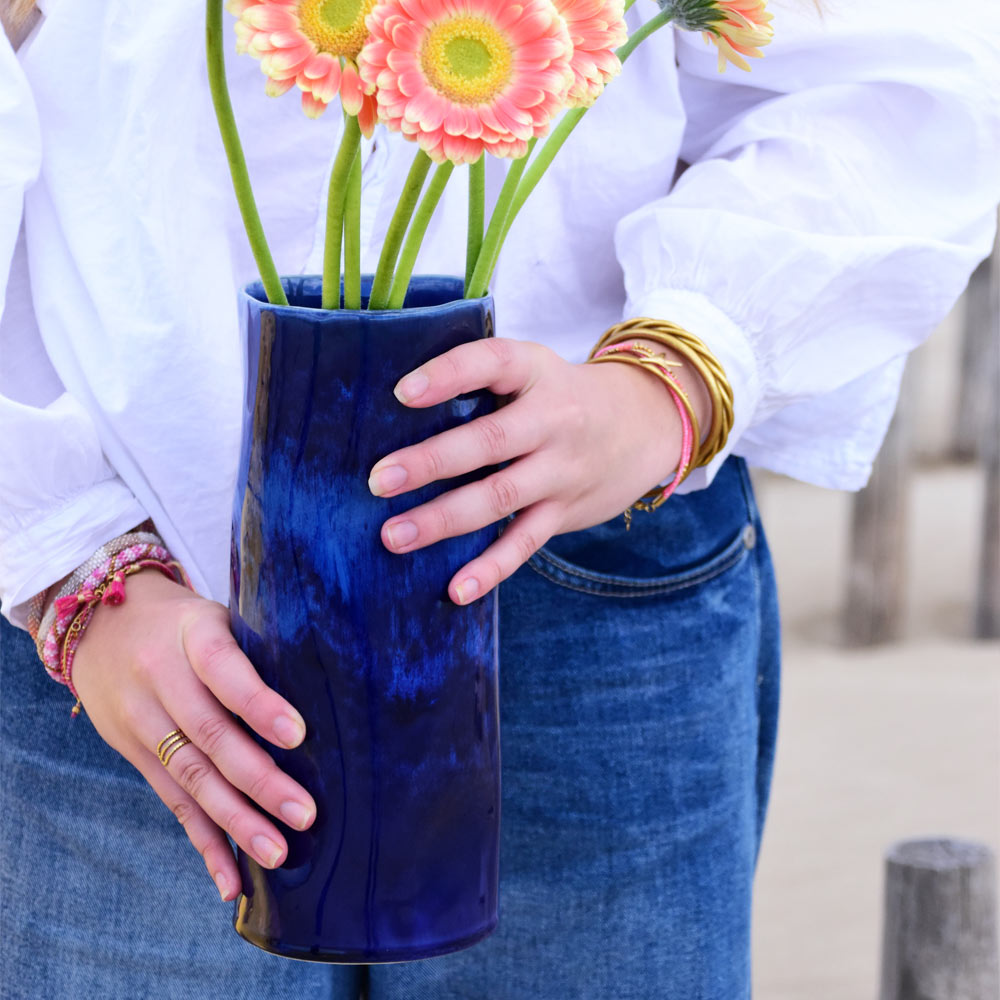 Vase Onda - Bleu Odyssée