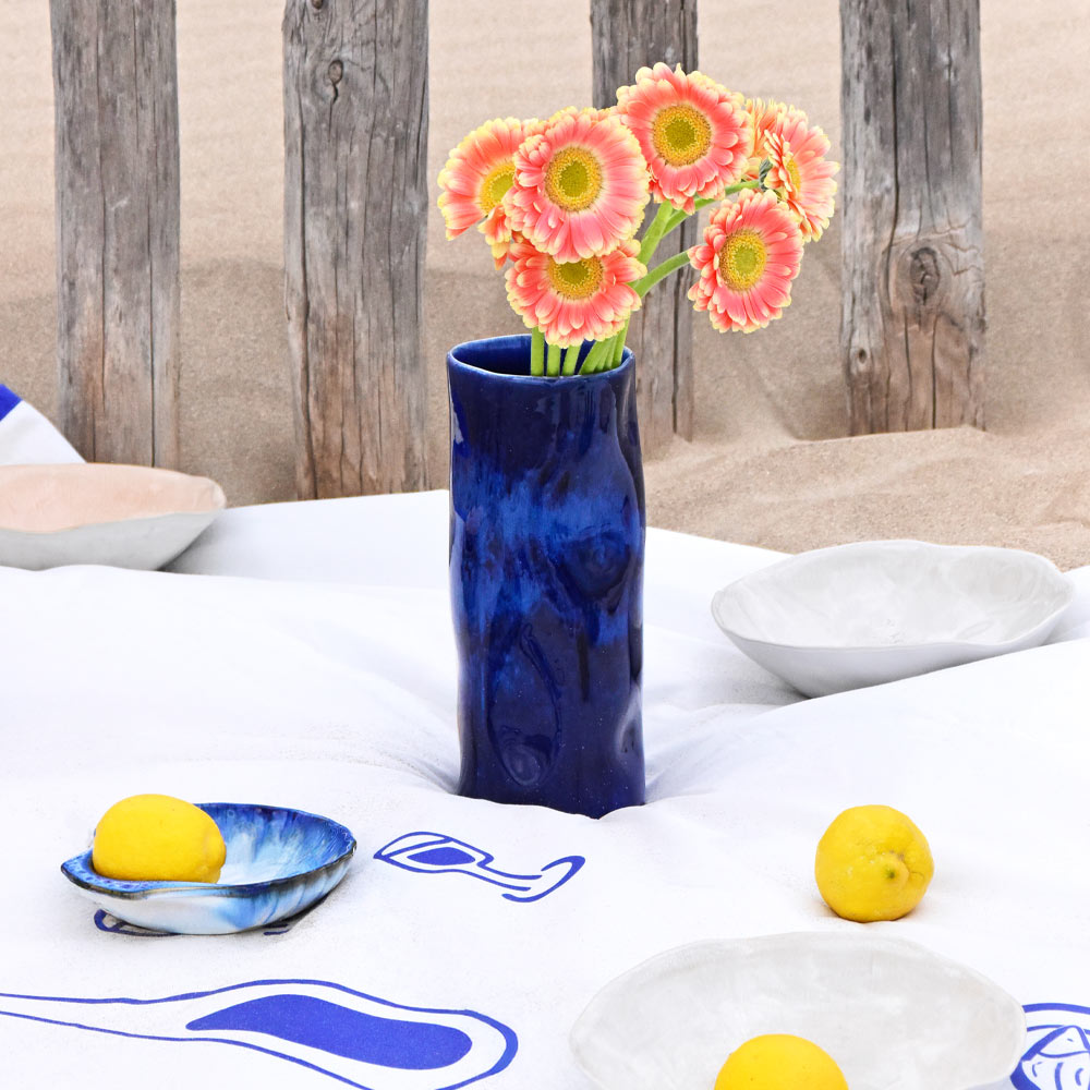 Vase Onda - Bleu Odyssée