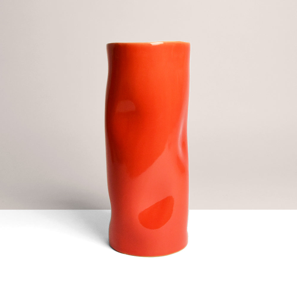 Vase Onda - Orange Corail