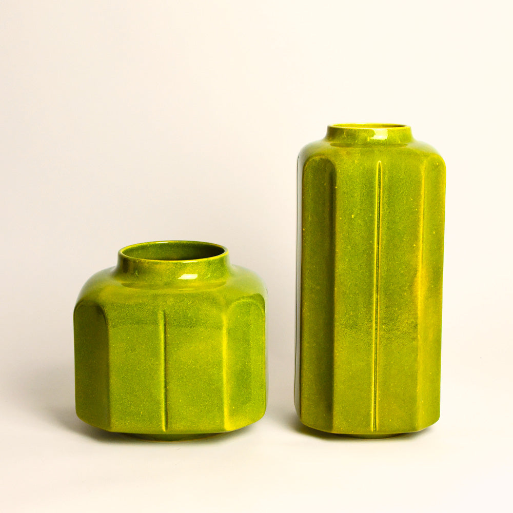 Vase Baixo - Pistache