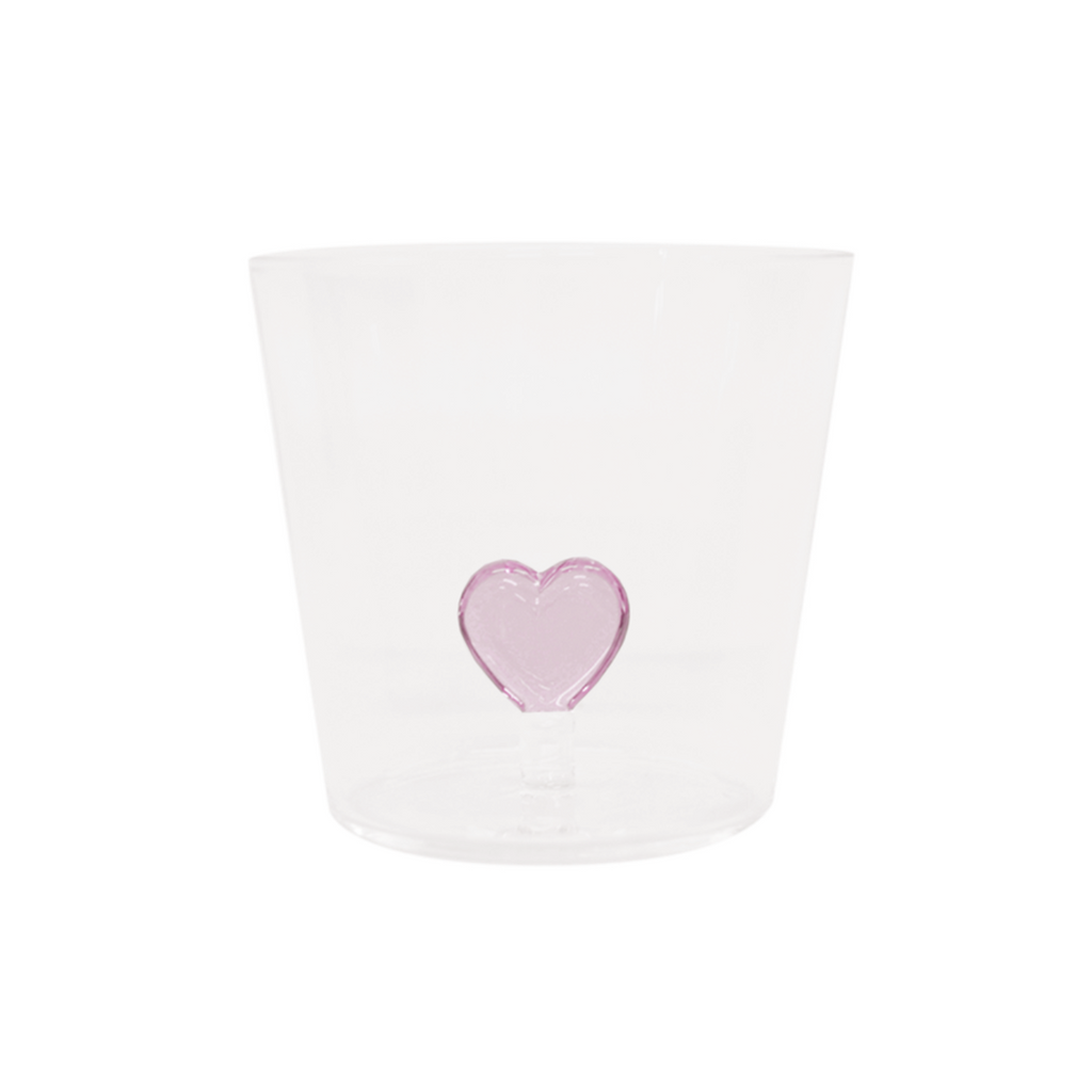 Pink Love Glass