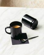 Duralex - Pack of 6 Versailles Mugs - Black - 26Cl