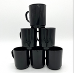 Duralex - Pack of 6 Versailles Mugs - Black - 26Cl