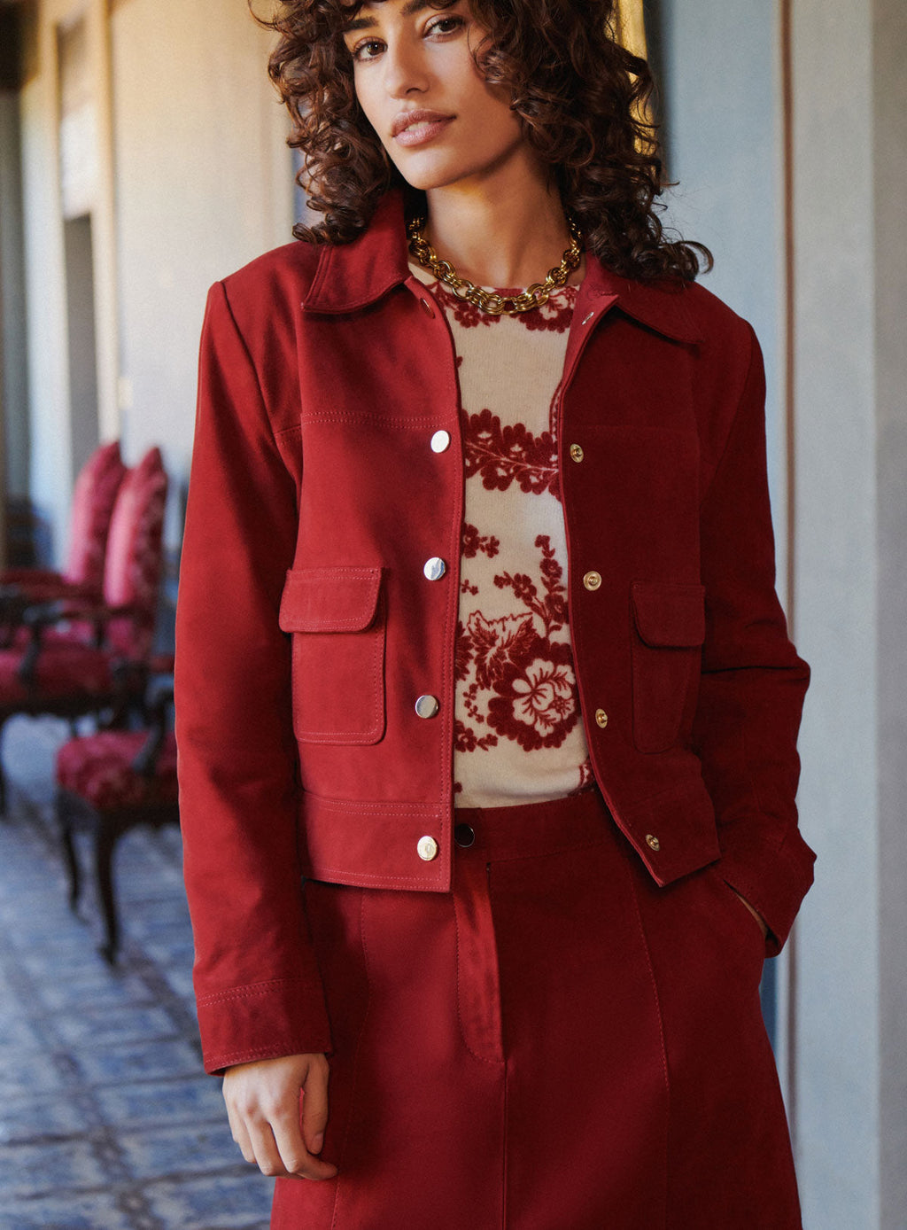 Veste Orelia - Brique