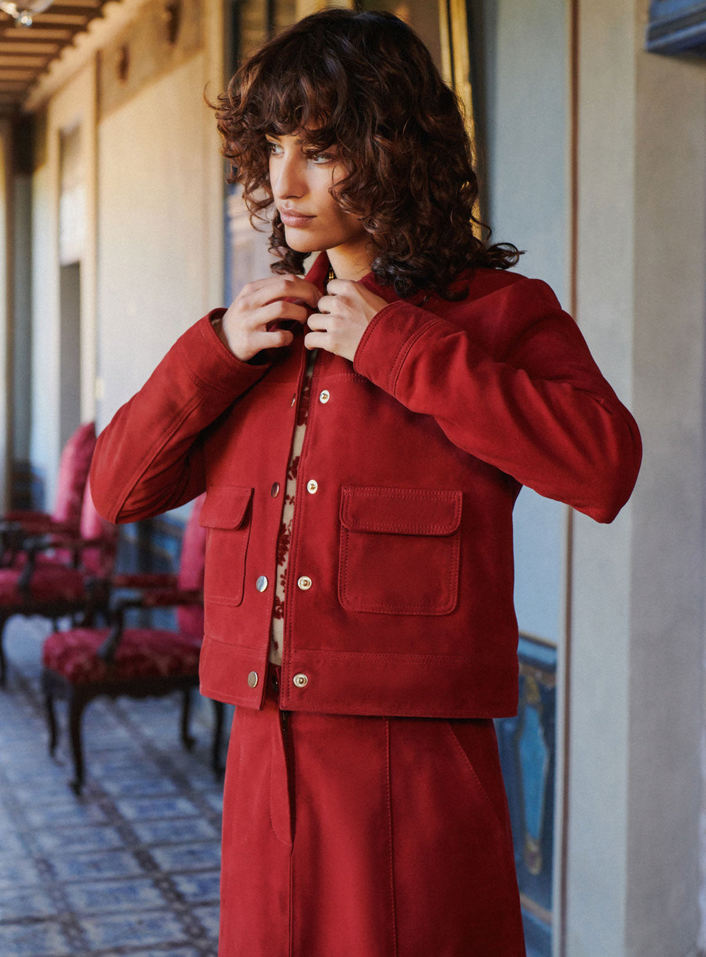 Veste Orelia - Brique