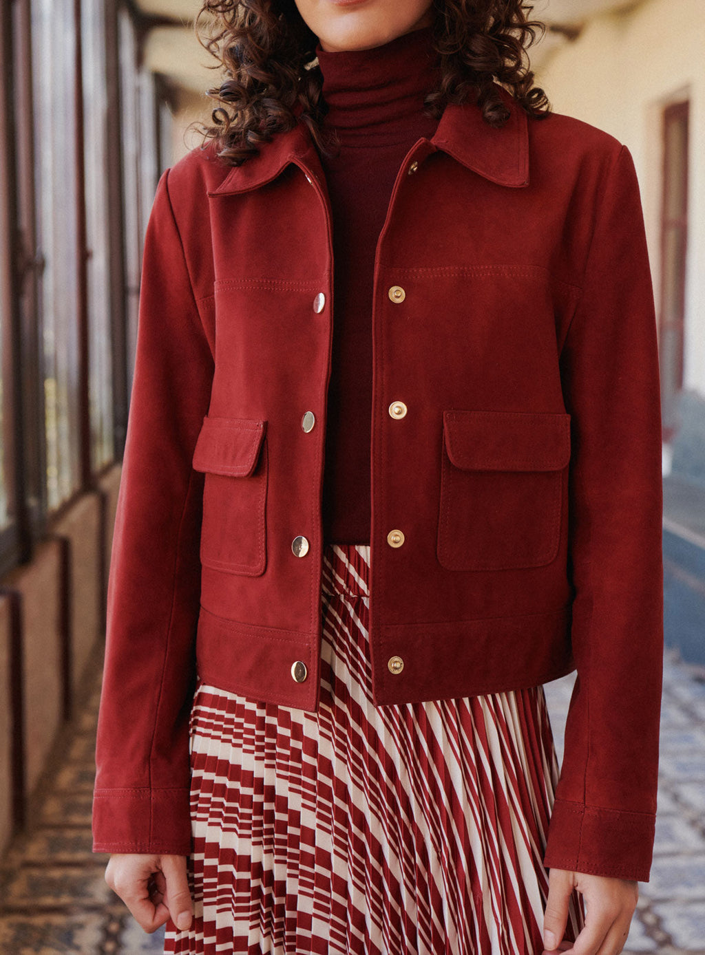 Veste Orelia - Brique