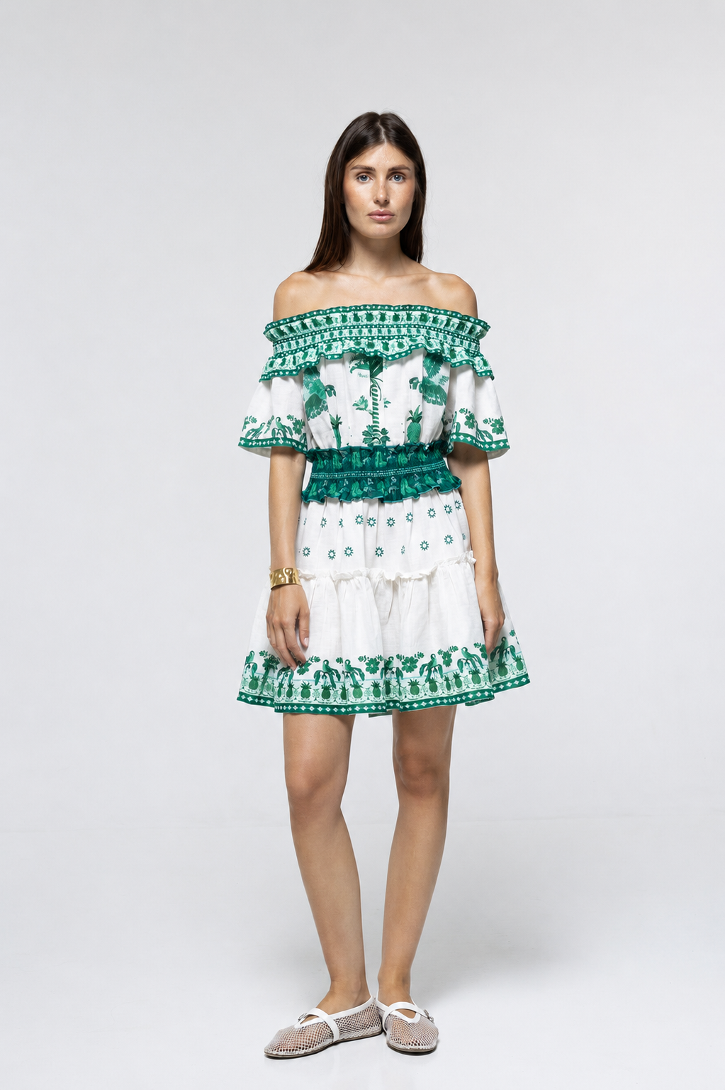 Vestido Virginia - Green Parrot