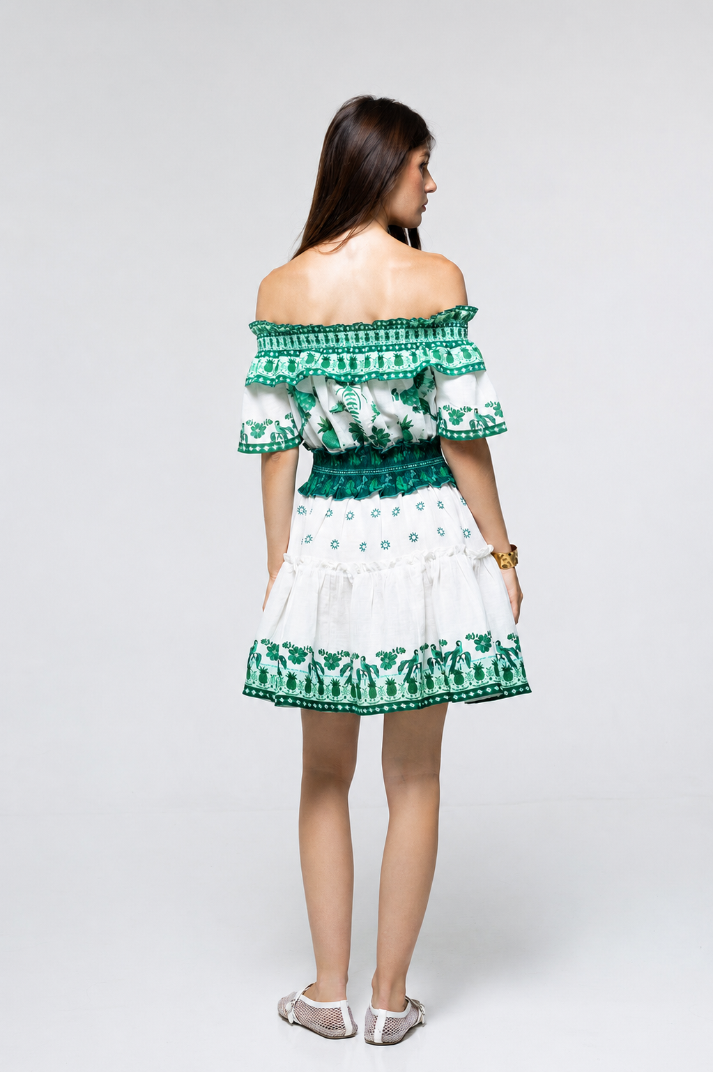 Vestido Virginia - Green Parrot