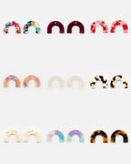 Boucles D'Oreilles Arc-En-Ciel