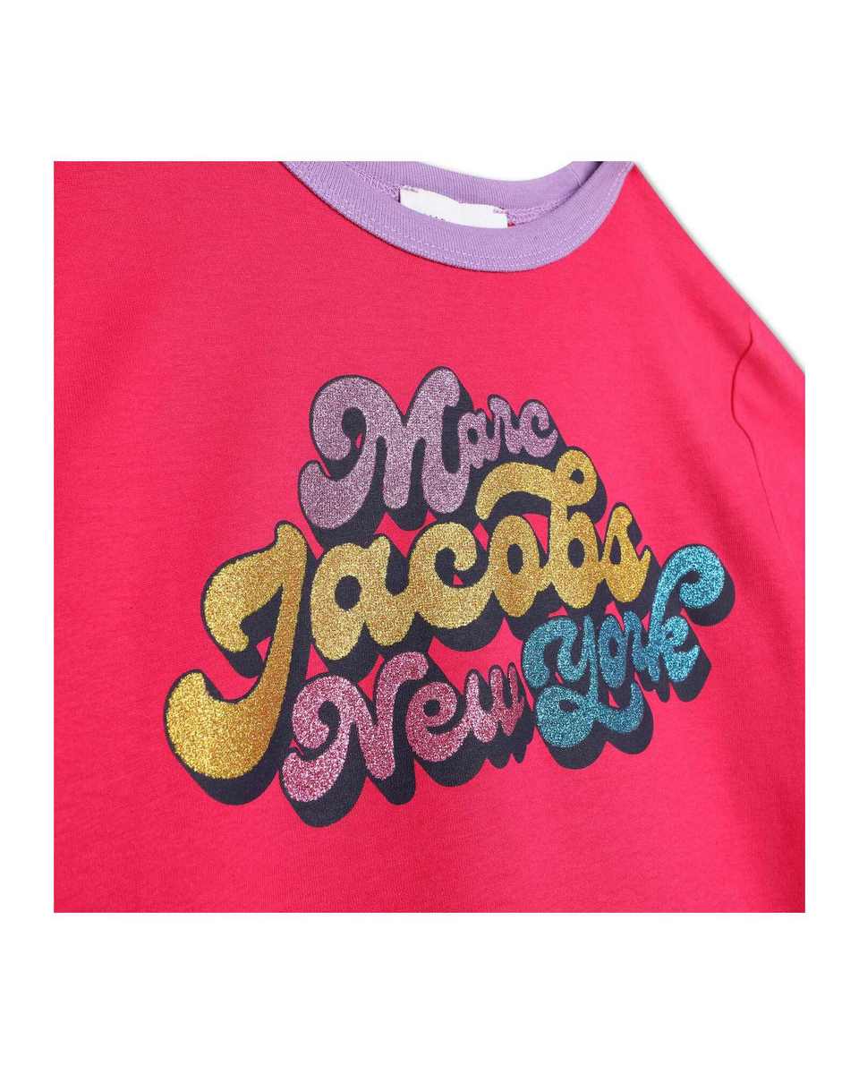 T-Shirt Manches Courtes - Pivoine - Fille - The Marc Jacobs