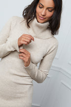 Sweater Dress - Beige