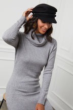 Sweater Dress - Gray