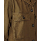 Surchemise Swan Oversh Itl Co Pgmt Dye - Green Army