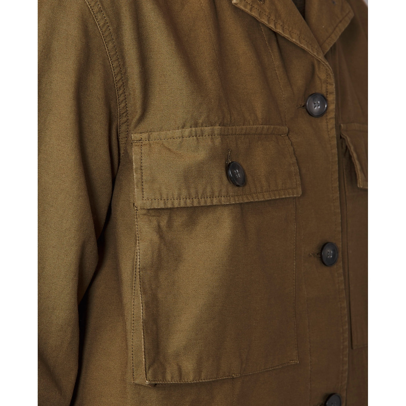 Surchemise Swan Oversh Itl Co Pgmt Dye - Green Army