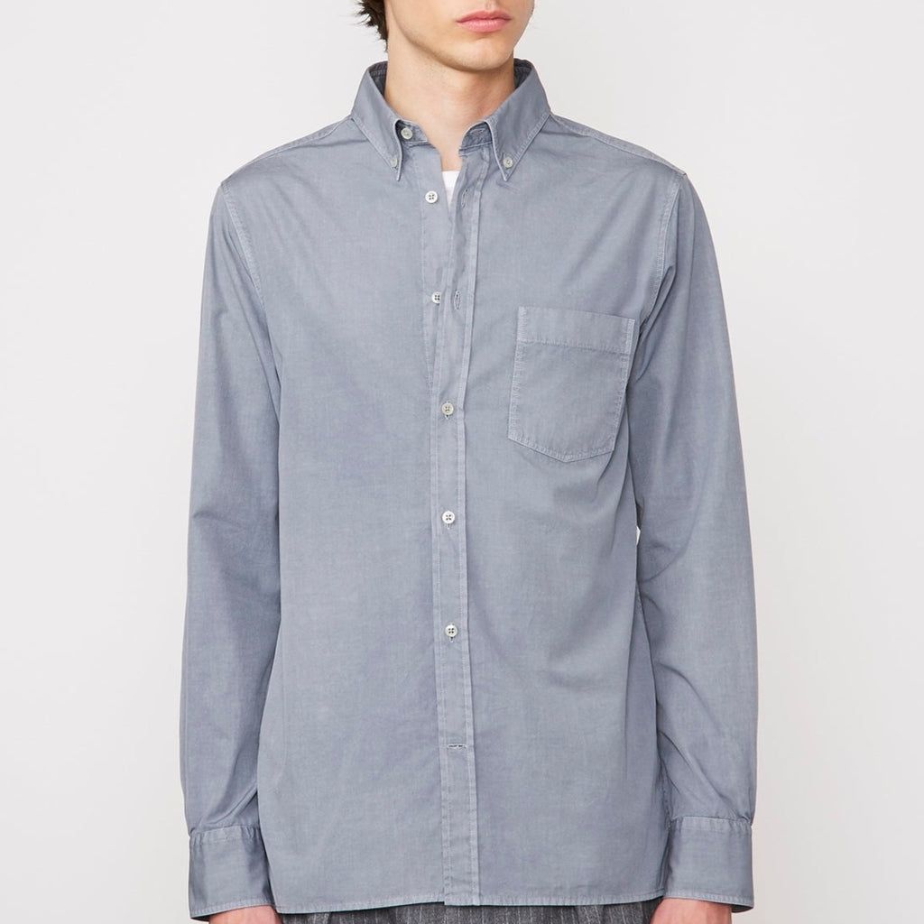 Chemise Arsene Bd Pgmt Dye Cot Pop - Concrete