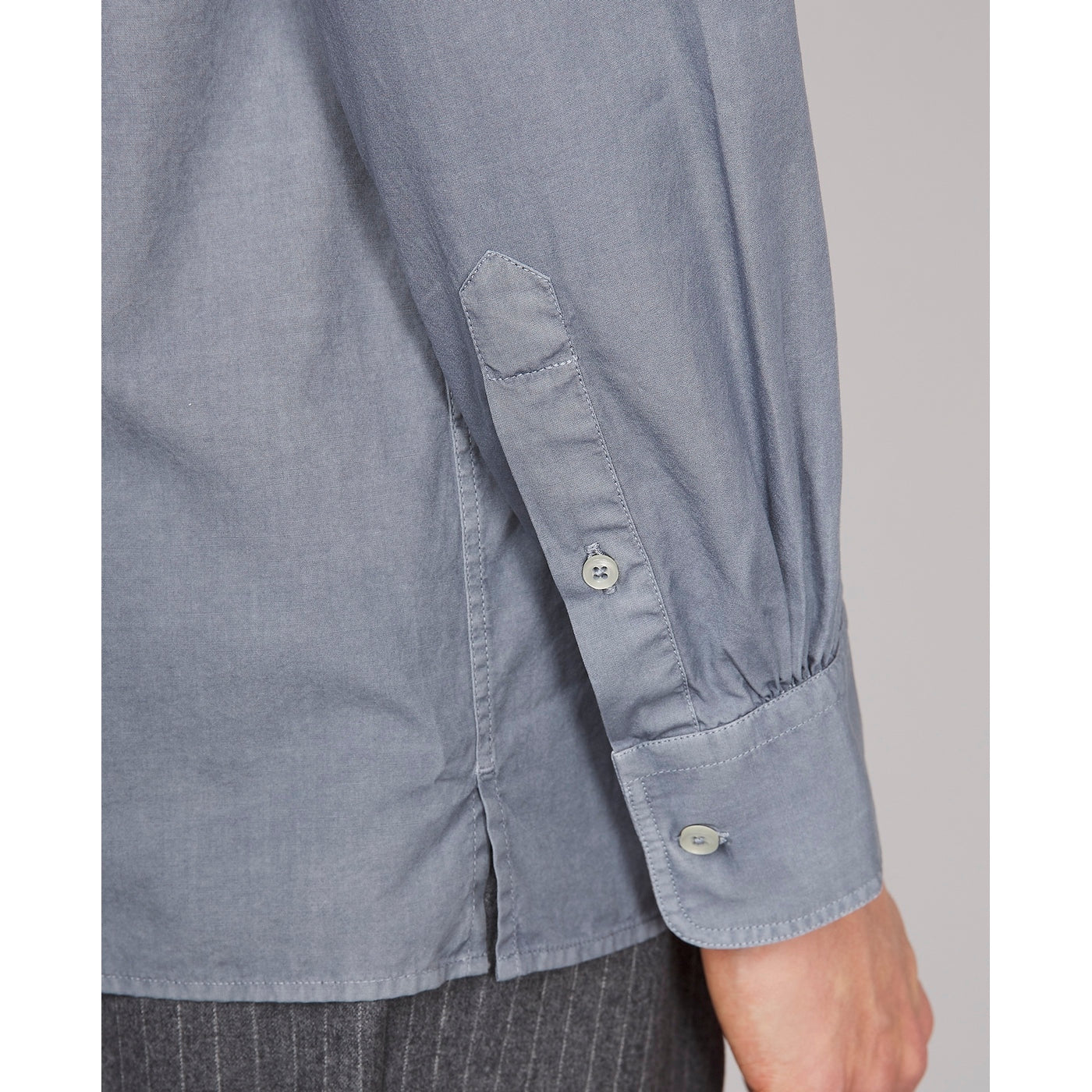 Chemise Arsene Bd Pgmt Dye Cot Pop - Concrete