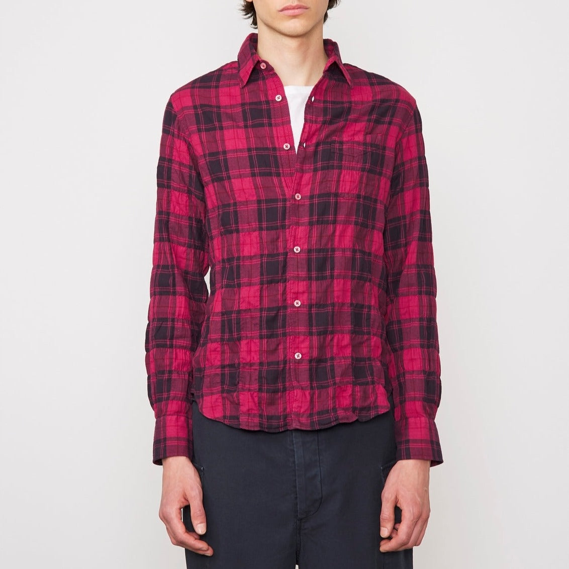 Benoit Shirt - Red/Navy - Men