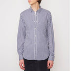 Chemise Lipp Shirt Cotton Gingham - White/Navy