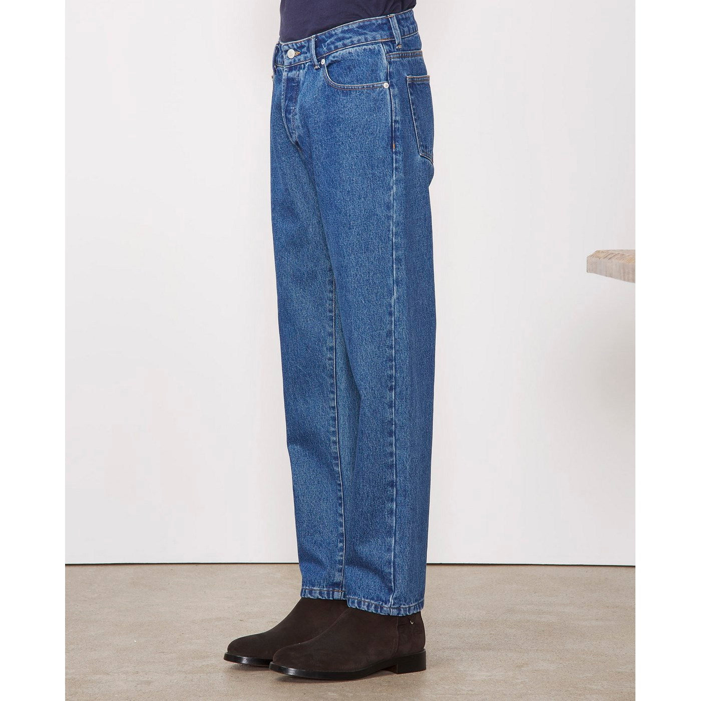 Jeans Tyler 5Pkt Wide Fit Co Denim - Mid Blue