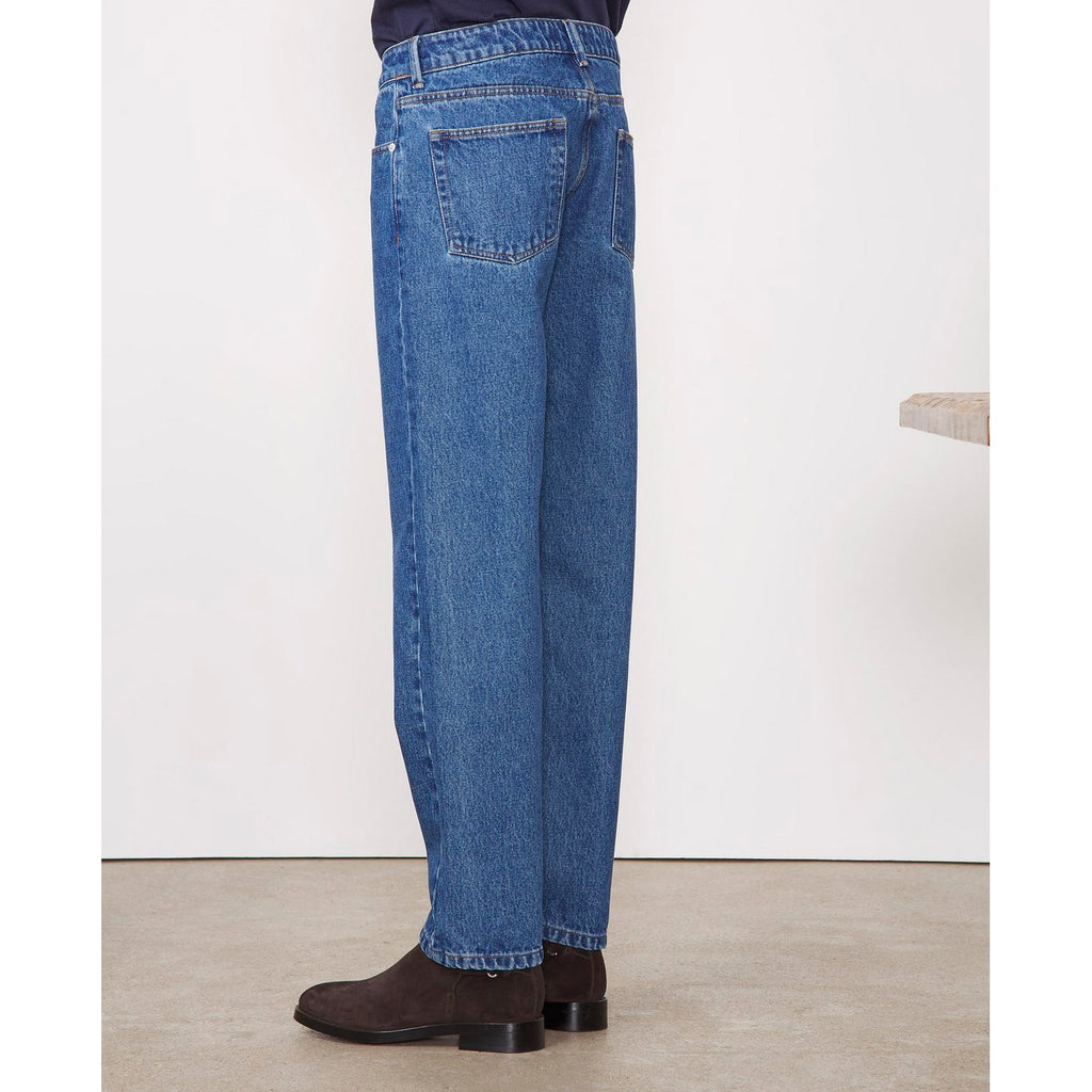 Jeans Tyler 5Pkt Wide Fit Co Denim - Mid Blue