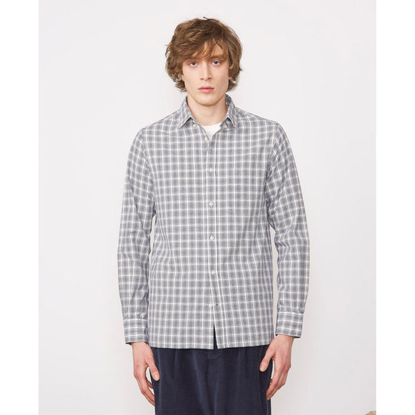 Arsene Shirt - White/Navy - Men