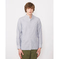 Chemise Gaston Irregular Cotton Stripe - White/Navy