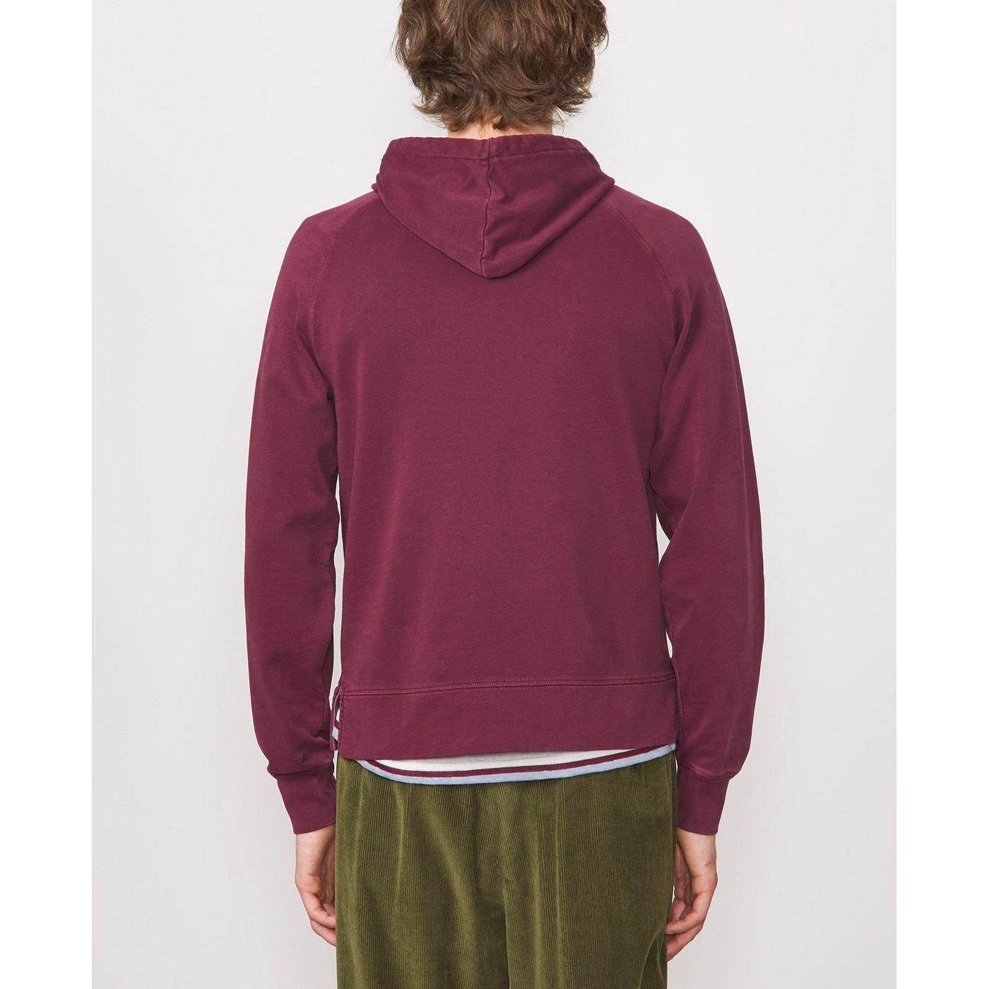 Sweat Octave Pgmt Dye Braid Drawstr - Burgundy