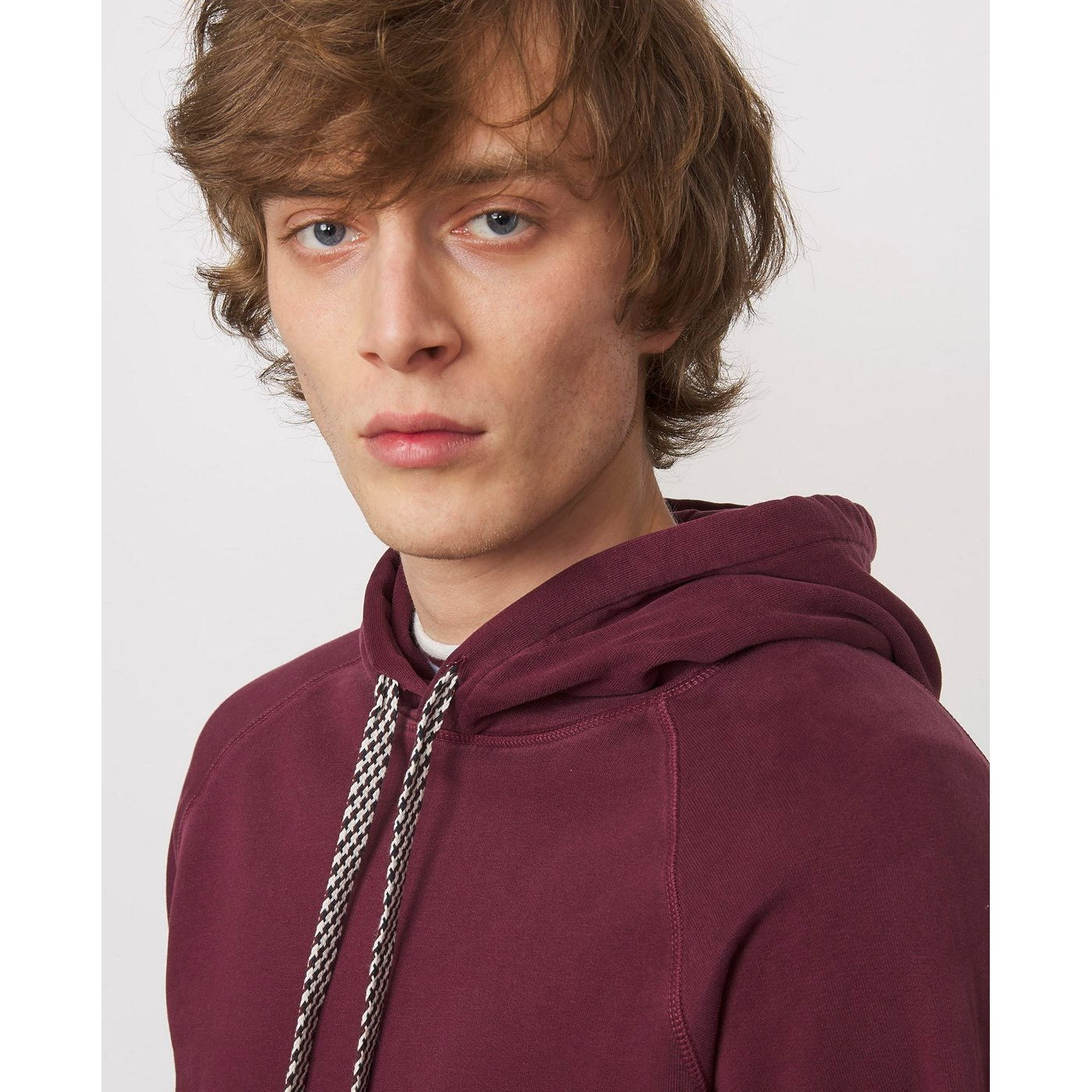 Sweat Octave Pgmt Dye Braid Drawstr - Burgundy