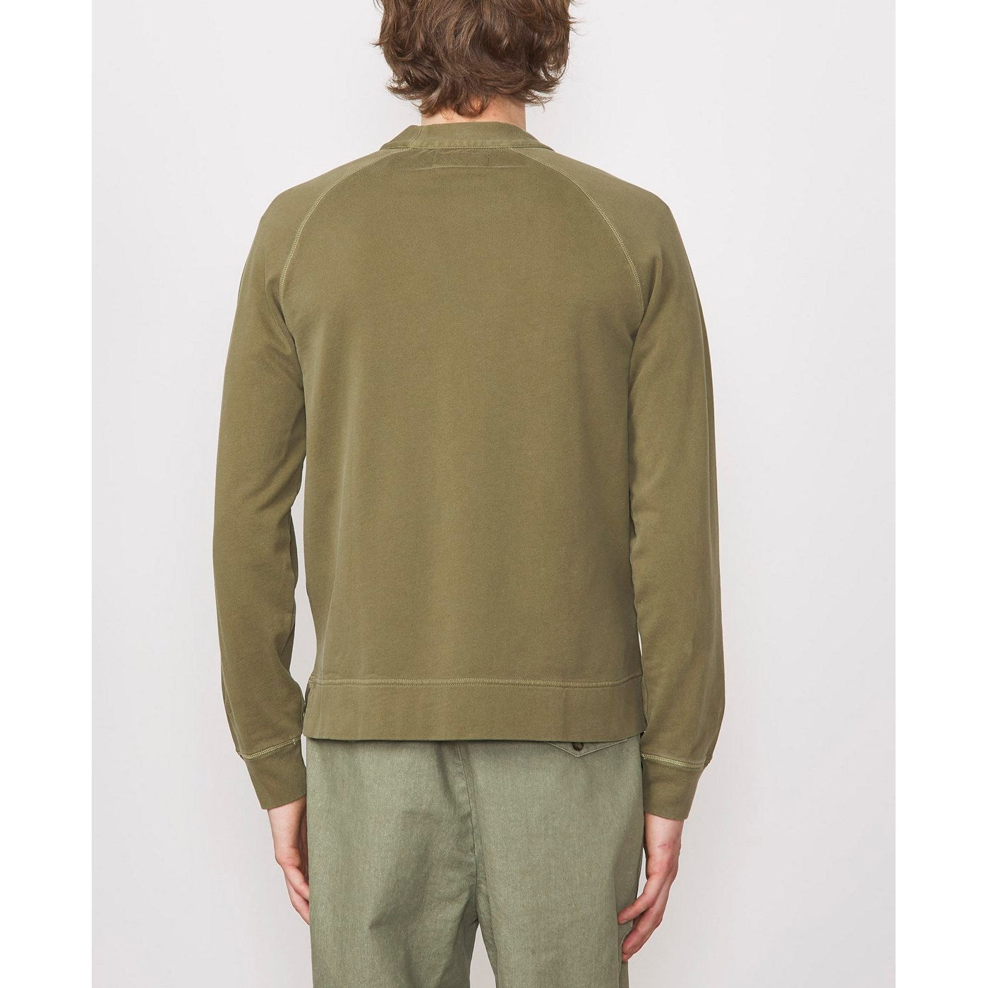 Sweat Nelson Pigment Dye Fleece Cot - Green Moss