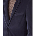 Tlg Veste 375 Jkt Ppkt Itl Co Modal Cord - Midnight Sky