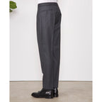 Tlg Pants Drew Pants Itl Worsted Wool - Dark Grey