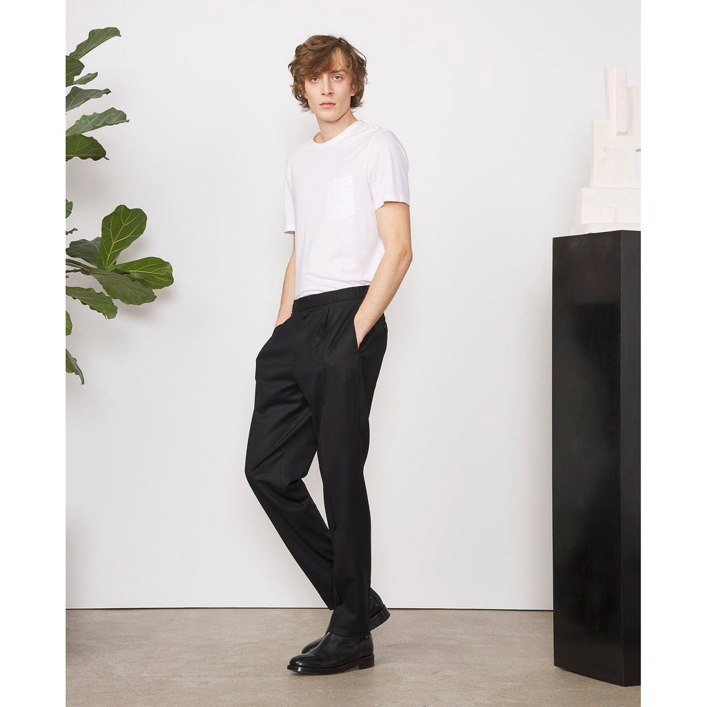 Tlg Pants Drew Pants Itl Worsted Wool - Black