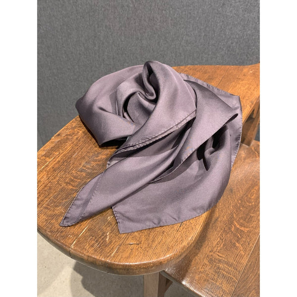 Silk Scarf - Brown - Women's