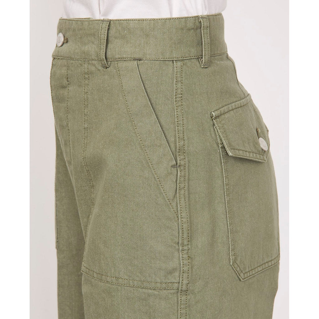 Chino Saskia Chn Org Recycl Co Denim - Light Olive
