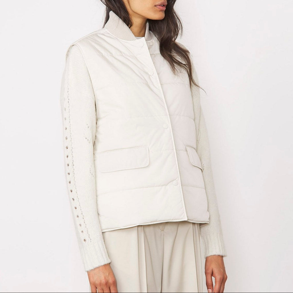 Blouson Anastasia Down No Sleeve Ny - Stone