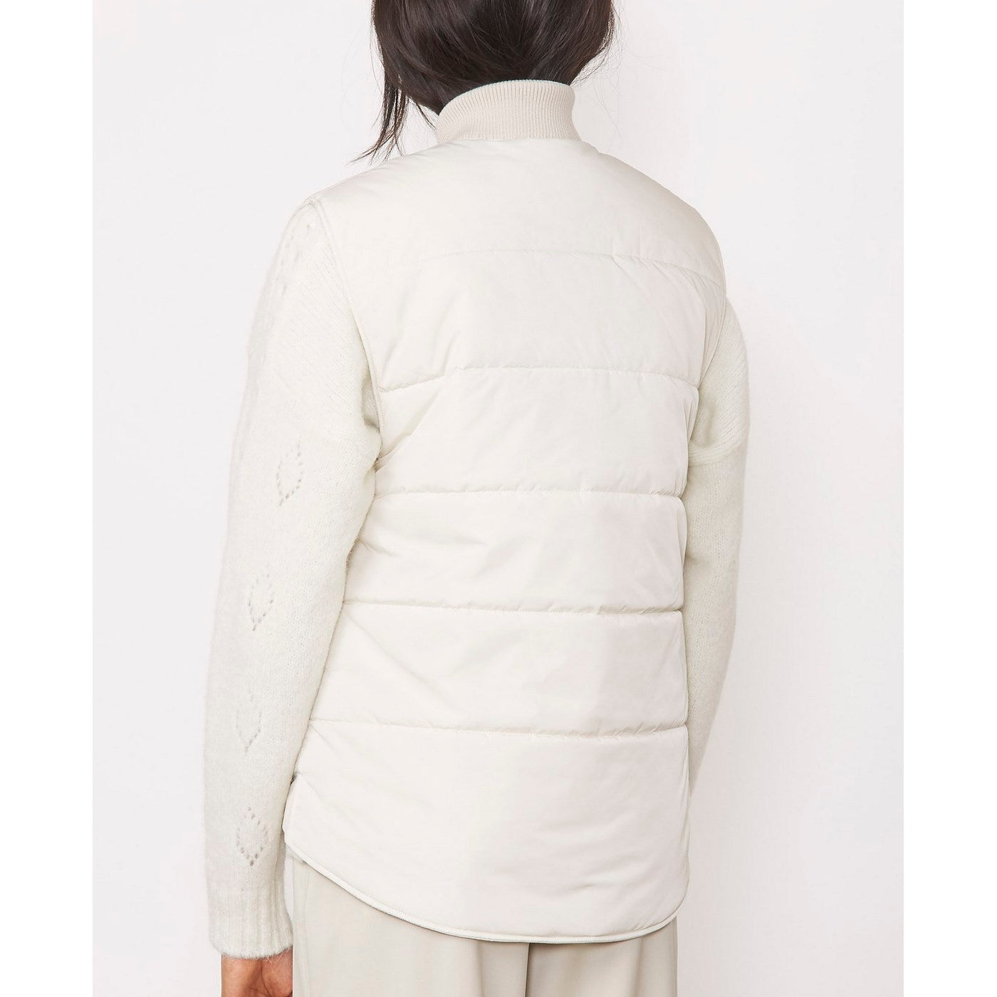 Blouson Anastasia Down No Sleeve Ny - Stone