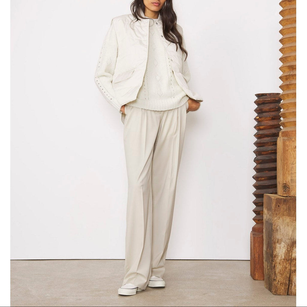 Blouson Anastasia Down No Sleeve Ny - Stone