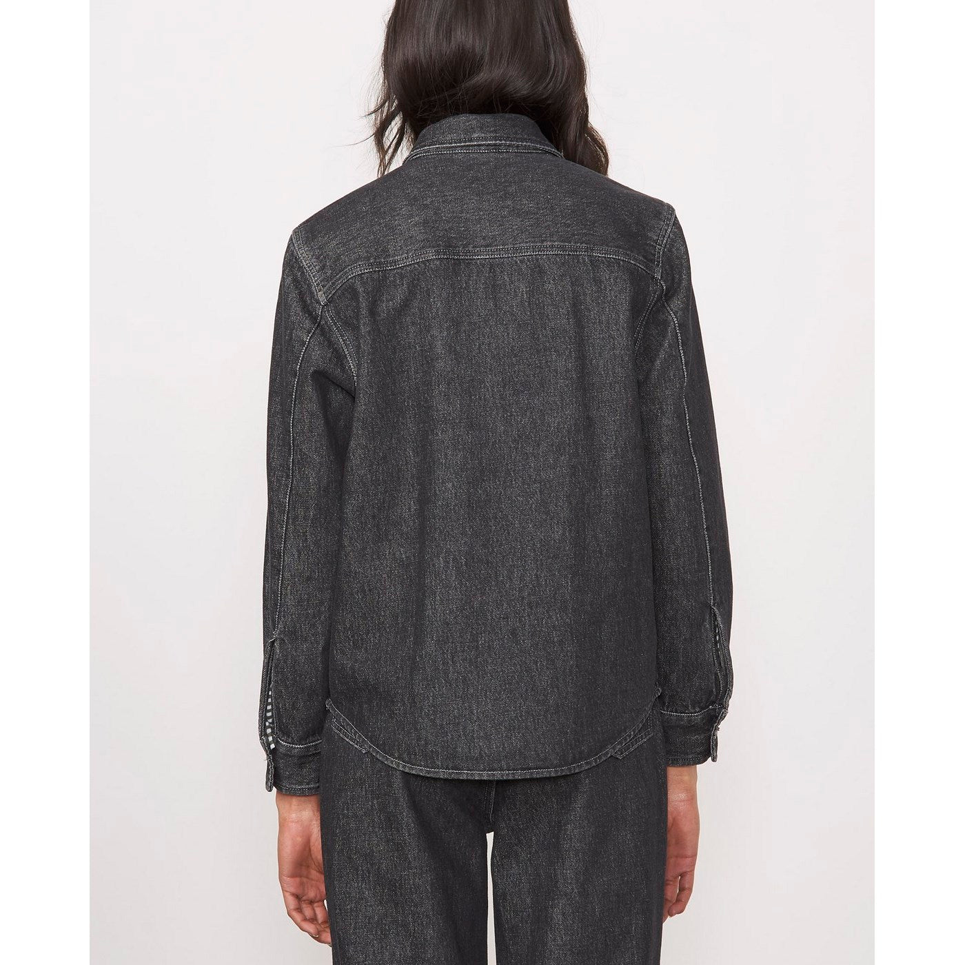 Chemise New Elizabeth Shi Washed Denim - Black