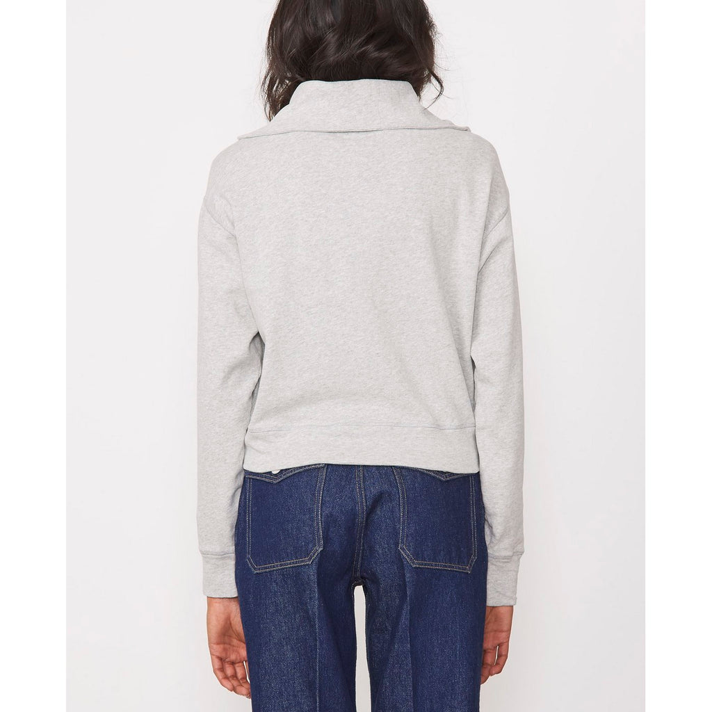 Sweat Avril Tneck Pgmt Dye Cotton - Heather Grey