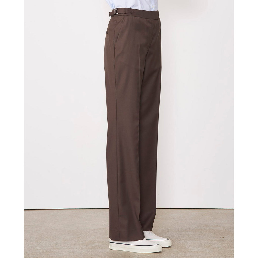 Tlg Pants Ilenia Pts Itl Fresco Wool - Brown
