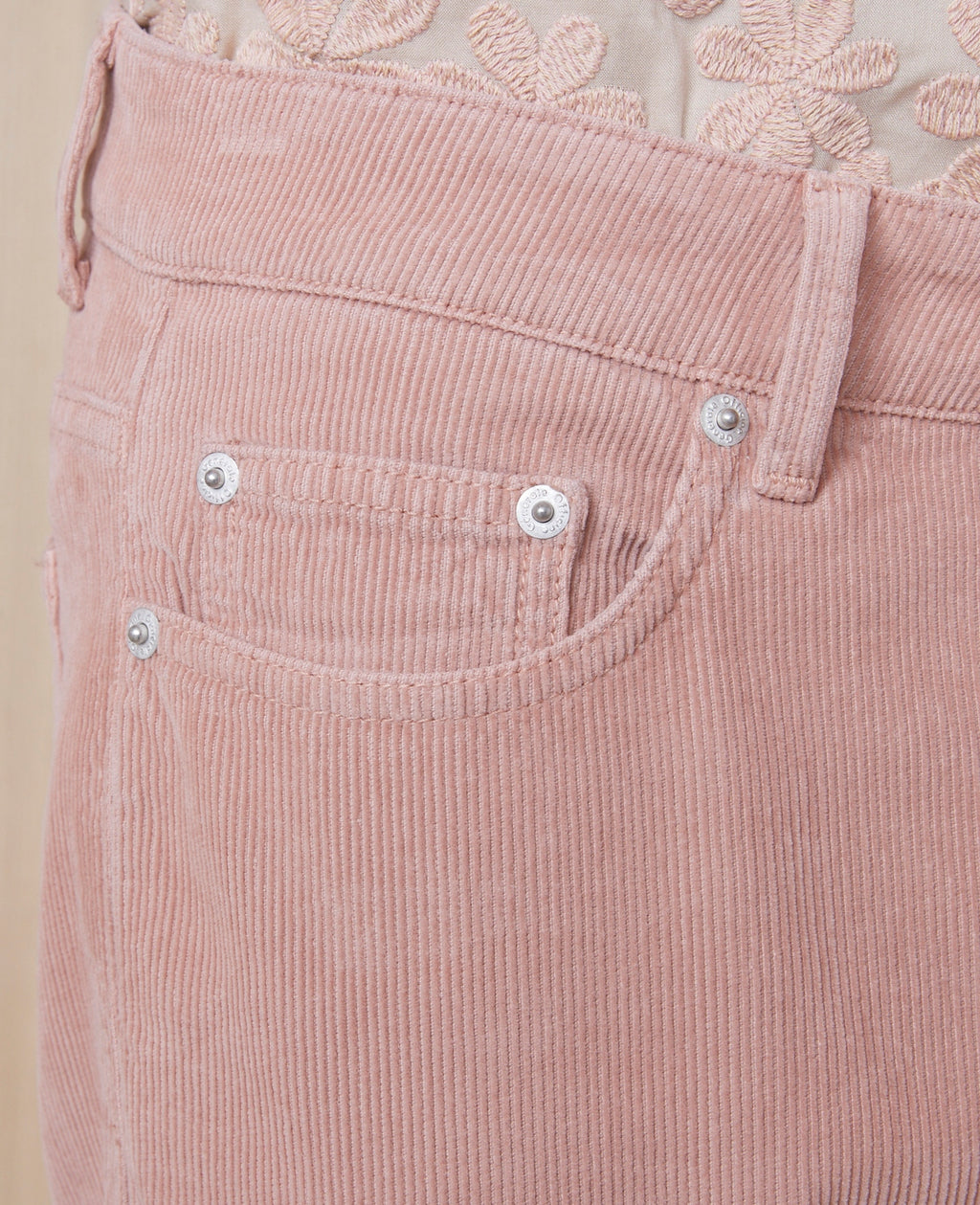 Jeans James Pgmt Dye Baby Corduroy - Dustyrose