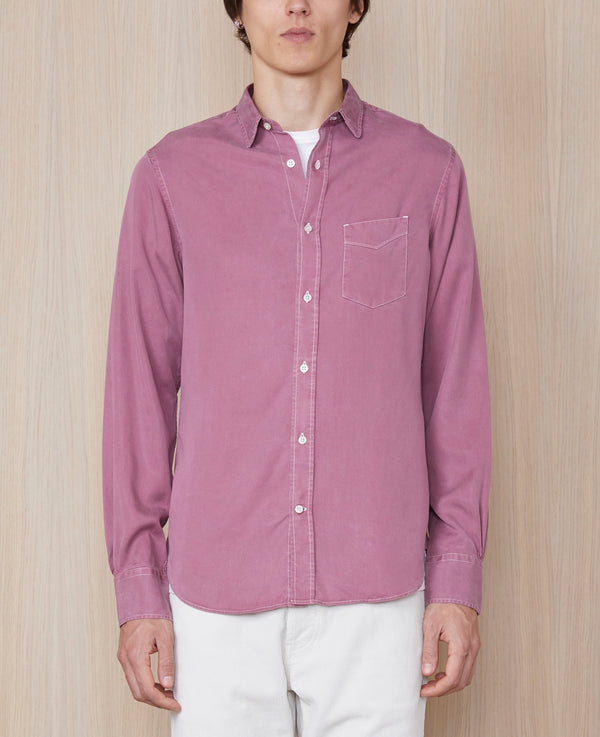 Lipp Shirt - Fadedburgundy - Men