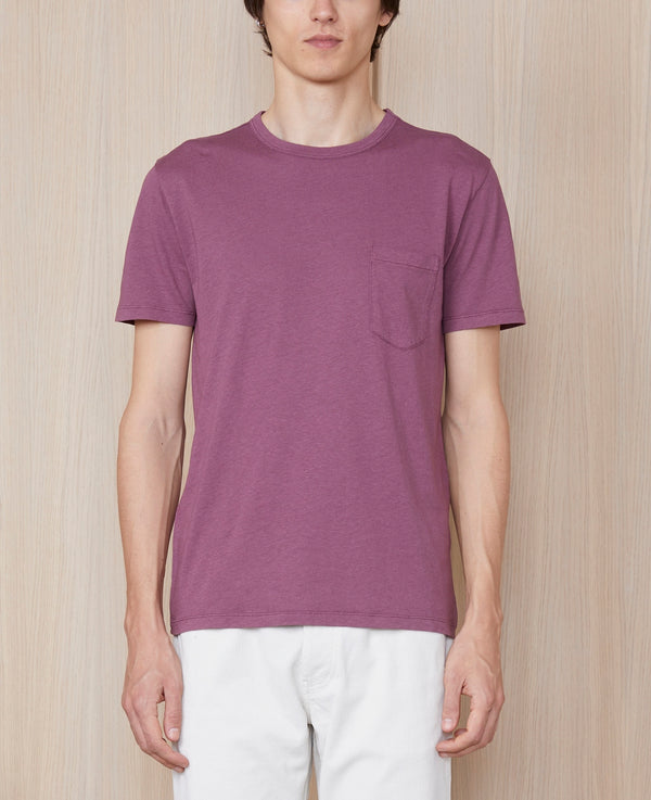 SS Pkt T-Shirt - Plumwine - Men