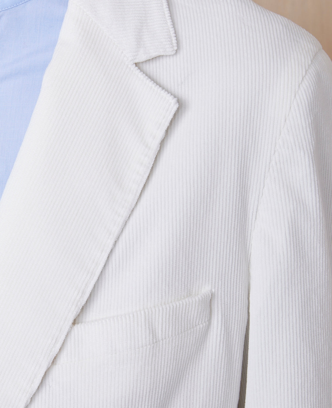 Tlg Veste Leon Jkt Gmtdye Itl Co Md Cord - Buttermilk