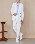 Tlg Veste Leon Jkt Gmtdye Itl Co Md Cord - Buttermilk