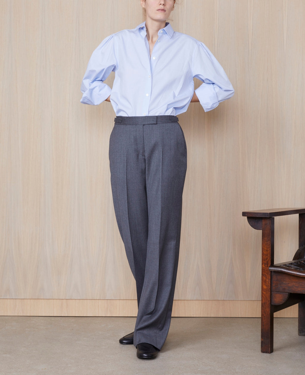 Pantalones Ilenia - Gris medio - Mujer