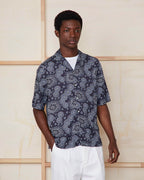 Chemise Eren Manches Courtes - Bleu Marine/Bleu/Blanc - Homme