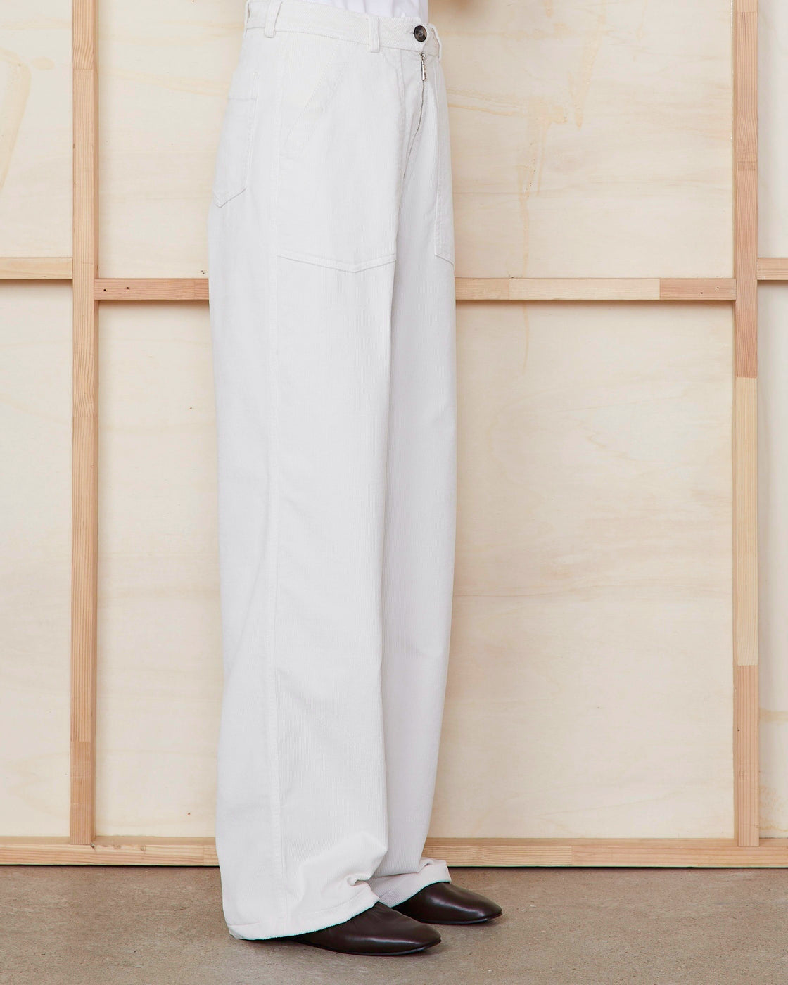 Chino Philippa - Écru - Femme
