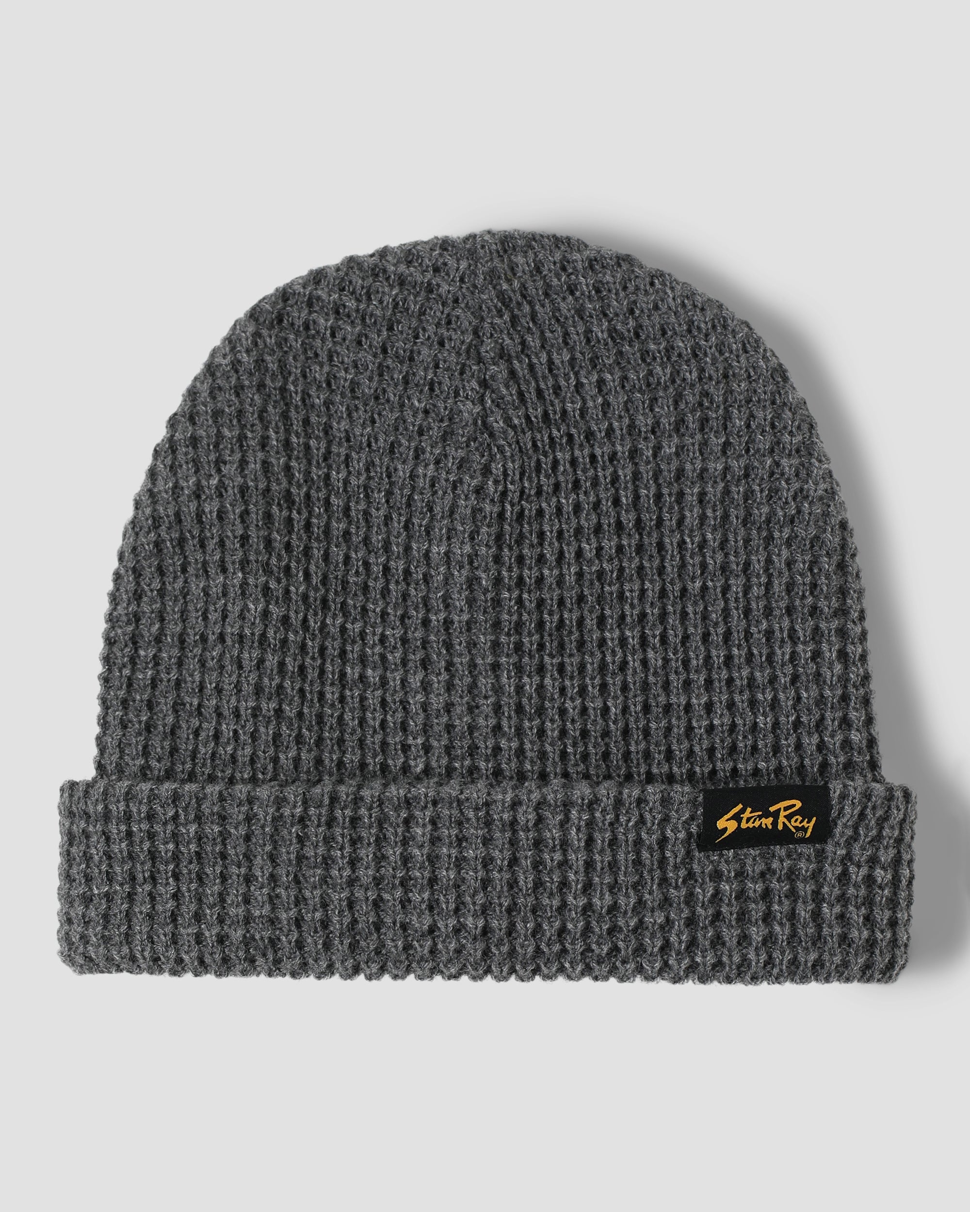 Waffle Beanie - Charcoal